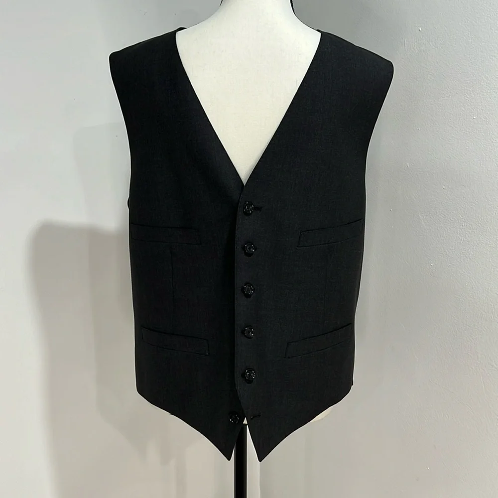 J. Crew Charcoal Wool Vest